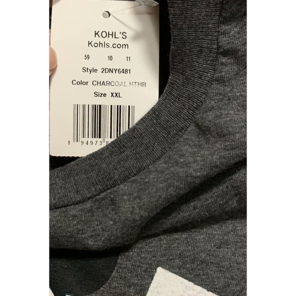 Disney Mickey Mouse Men’s Classic T Shirt Gray Size XXL NEW With Tags - Picture 8 of 8